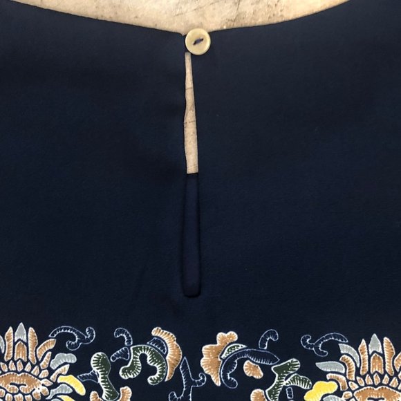 Max Studio Navy Sleeveless Top, Size M - Picture 7 of 10